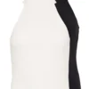 Even&Odd 2 PackTopOff-White/Black Donna T-shirt E Top EV421D1BG-A11
