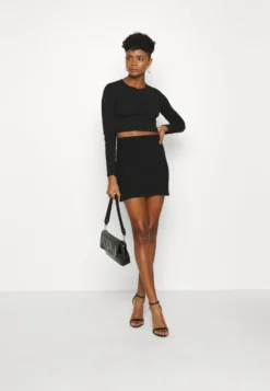 Even&Odd 2 PackMaglietta A Manica LungaWhite/Black Donna T-shirt E Top EV421D1H4-A11