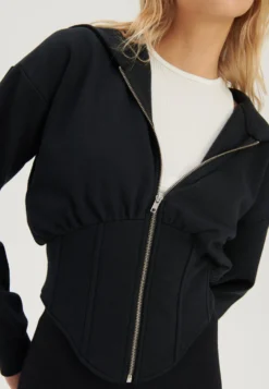 Even&Odd Felpa Con ZipBlack Donna Felpe EV421J0DG-Q11 -Even&Odd Negozio 2195f24aefbe4354b634b59030a8e7a9 scaled