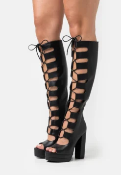 Even&Odd Stivali Con PlateauBlack Donna Stivali EV411A0X0-Q11