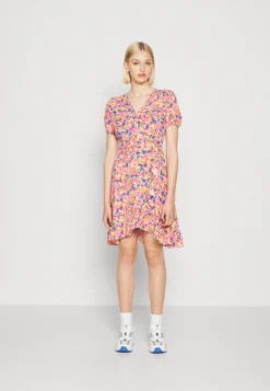 Even&Odd Vestito Estivo - Blue/Red