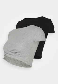 2 PackT-Shirt Con StampaBlack/Mottled Grey Donna T-shirt E Top EVO29G01B-Q11 -Even&Odd Negozio 53899edf8bad4586b5f11a410a998576 scaled