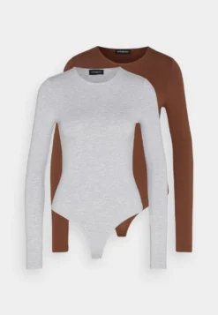 Even&Odd 2 PackMaglietta A Manica LungaBrown/Mottled Light Grey Donna T-shirt E Top EV421D19Z-O11 -Even&Odd Negozio 5461403c05e149cabc237c7c0656bdf7 scaled