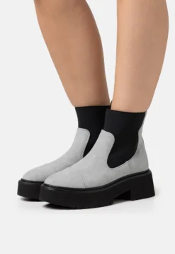 Even&Odd Stivaletti Con PlateauGrey Donna Stivaletti EV411N0J4-C11