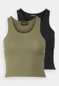 Even&Odd 2 PackTopBlack/Khaki Donna T-shirt E Top EV421D233-Q11 6 Even&Odd 2 PackTopBlack/Khaki Donna T-shirt E Top EV421D233-Q11 -Even&Odd Negozio 5b663e8329154662b5495021d23daeab scaled