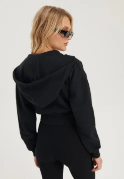 Even&Odd Felpa Con ZipBlack Donna Felpe EV421J0DG-Q11 -Even&Odd Negozio 676e47d70c094a728c3676f67541b5bc scaled
