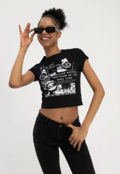 Even&Odd T-Shirt Con StampaBlack Donna T-shirt E Top EV421D249-Q11