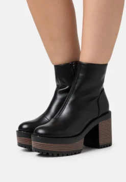 Even&Odd Stivaletti Con PlateauBlack Donna Stivaletti EV411N0IV-Q11