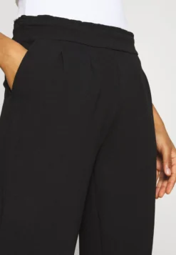 Even&Odd Paperbag Waist Tapered Trousers - Pantaloni - Black -Even&Odd Negozio 8083fa9f25294f75bc3794bae9c7cde9 scaled