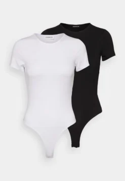 Even&Odd 2 PackT-Shirt BasicBlack/White Donna T-shirt E Top EV421D223-Q12