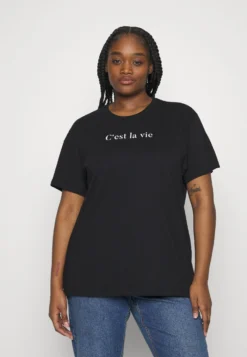 T-Shirt Con StampaBlack Donna T-shirt E Top EVB21D05R-Q11