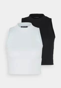 Even&Odd 2 PackTopDark Grey/Blue Grey Donna T-shirt E Top EV421D1WY-C11 -Even&Odd Negozio 93b16d59fc3f4cab84ae2818008bc3db scaled