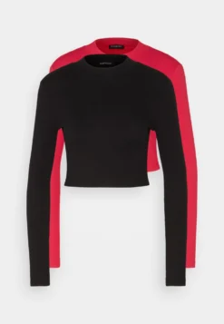 Even&Odd 2 PackMaglietta A Manica LungaBlack/Pink Donna T-shirt E Top EV421D1A1-Q12 -Even&Odd Negozio 97c315109b734366a74b454aedf84ab9 scaled