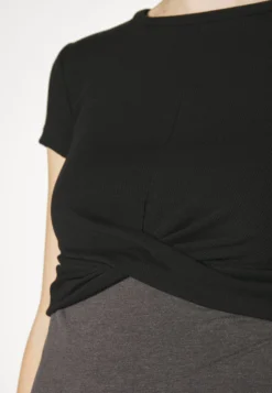 2 PackT-Shirt Con StampaBlack/Mottled Grey Donna T-shirt E Top EVO29G01B-Q11 -Even&Odd Negozio a1547c171ffb4f0cb93021b36ad235ec scaled