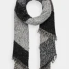 Even&Odd Sciarpa - Grey/Black