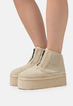 Even&Odd LeatherTronchettiBeige Donna Stivaletti EV411X02F-B11