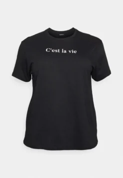 T-Shirt Con StampaBlack Donna T-shirt E Top EVB21D05R-Q11 -Even&Odd Negozio b306918c32724bb4a77068faafa81d8b scaled