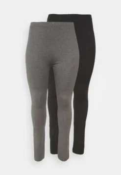2 PackLeggingsBlack/Grey Donna Pantaloni EVB21A00N-Q12