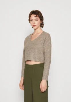 Even&Odd MaglioneMottled Grey/Mottled Beige Donna Maglieria EV421I0DJ-C12