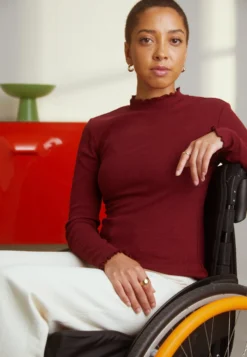 Even&Odd Maglietta A Manica LungaRed Donna T-shirt E Top EV421D1YC-G11