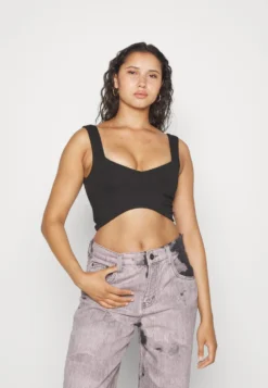 Even&Odd TopBlack Donna T-shirt E Top EV421D26D-Q11 -Even&Odd Negozio d3dc72e524044a01a306de1d224d3a1d scaled