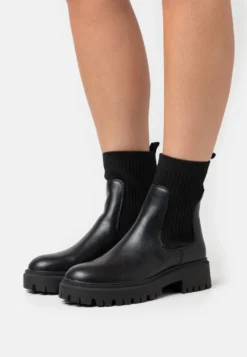 Even&Odd Stivaletti Con PlateauBlack Donna Stivaletti EV411N0J0-Q11