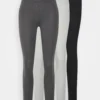 Even&Odd 3 PackLeggingsBlack /Mottled Dark Grey/Mottled Light Grey Donna Pantaloni EV421A0AC-Q13 -Even&Odd Negozio edad3bf25c24454ba130ce52a7d1fec4 scaled