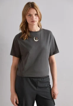 Even&Odd T-Shirt Con StampaBlack Donna T-shirt E Top EV421D26K-Q11