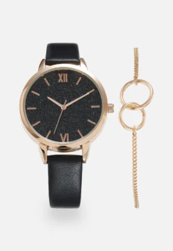 Even&Odd Set - Orologio - Gold-Coloured/Black