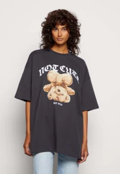 Even&Odd T-Shirt Con StampaAnthracite Donna T-shirt E Top EV421D1ZL-Q11